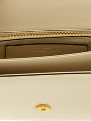 Valentino Garavani White Calfskin Shoulder Bag