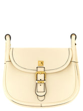 Sac bandoulière Valentino Garavani en veau blanc