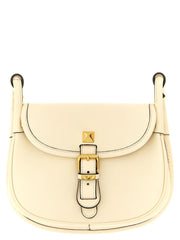 Valentino Garavani White Calfskin Shoulder Bag