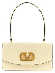 Valentino Garavani White Calfskin Shoulder Bag
