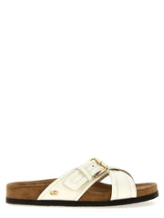 Valentino Garavani White Calfskin Slides - EU39.5/US9.5