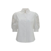 Valentino Garavani White Cotton Blouse