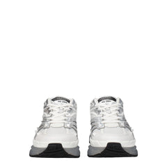 Valentino Garavani White Fabric Athletic Sneakers