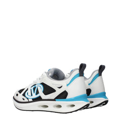 Valentino Garavani White Fabric Athletic Sneakers