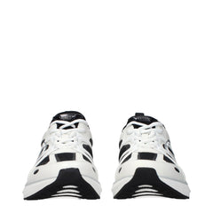 Valentino Garavani White Fabric Athletic Sneakers