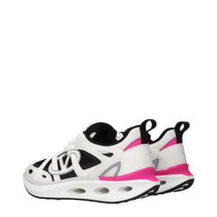 Valentino Garavani White Fabric Athletic Sneakers - EU35.5/US5.5