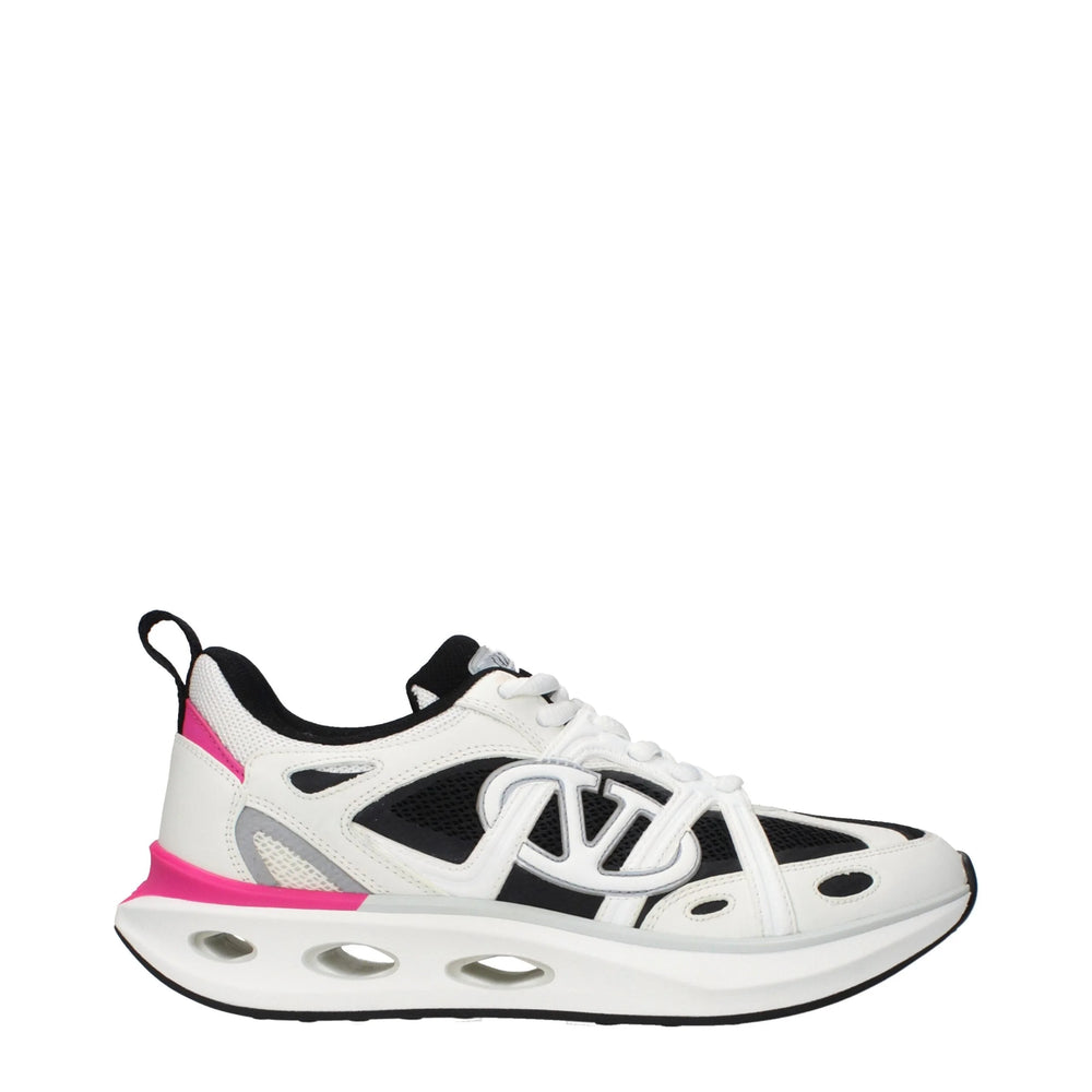 Valentino Garavani White Fabric Athletic Sneakers - EU35.5/US5.5