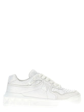 Valentino Garavani White Lamb Leather Low Top Sneakers - EU46/US13