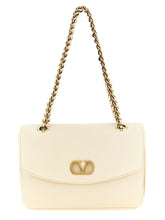 Valentino Garavani White Lamb Leather Shoulder Bag
