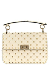 Valentino Garavani White Lamb Leather Shoulder Bag