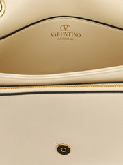 Valentino Garavani Weiße Lammleder Schultertasche
