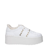 Valentino Garavani White Leather Platform Sneakers - EU39/US9
