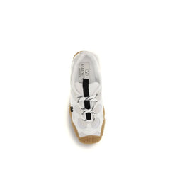 Valentino Garavani White Polyamide Athletic Sneakers