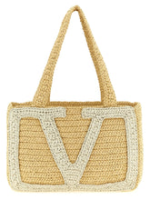 Valentino Garavani White Viscose Tote Bag
