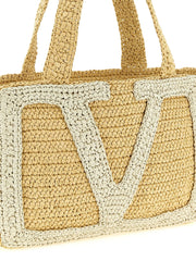 Valentino Garavani White Viscose Tote Bag