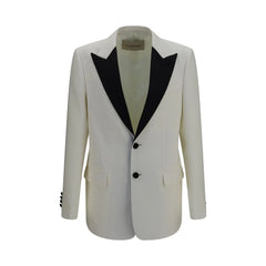 Valentino Garavani White Wool Oves Aries Blazer