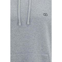 Valentino Gray Cotton Sweatshirt