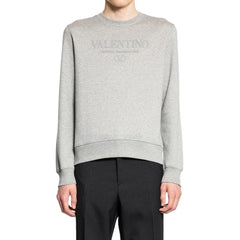 Valentino Gray Cotton Sweatshirt - XXL