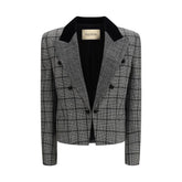 Valentino Gray Fleece Wool Coat - IT44 | L