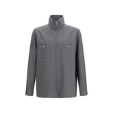 Valentino Gray Polyester Coat