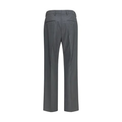 Valentino Gray Wool Oves Aries Dress Pants