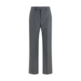 Valentino Gray Wool Oves Aries Dress Pants