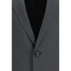 Valentino Gray Wool Oves Aries Jacket