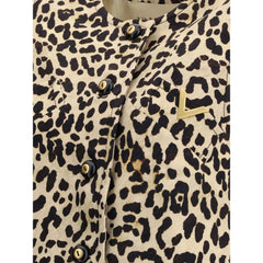 Valentino Leopard-print long Vest - Vests