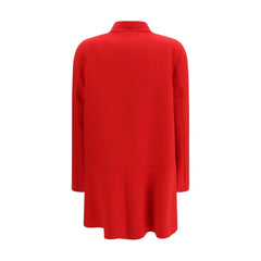Valentino Multicolor Fleece Wool Coat - IT46|XL