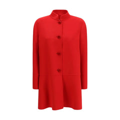 Valentino Multicolor Fleece Wool Coat - IT46|XL