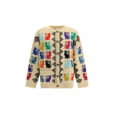 Valentino Multicolor Wool Cardigan - M