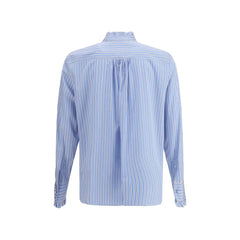 Valentino Striped plastron and ruffle Shirt - 39