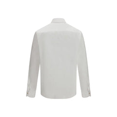 Valentino White Cotton Dress Shirt