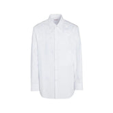 Valentino White Cotton Dress Shirt - 40