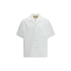 Valentino White Cotton Shirt - IT48 | M