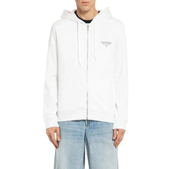 Valentino White Cotton Sweatshirt