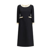 Valentino Wool Dress with Bow - IT42 | L - Dresses