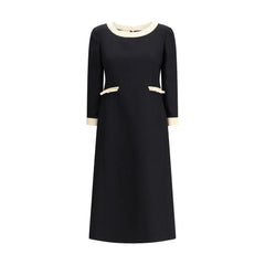 Valentino Wool Dress with Bow - IT42 | L - Dresses