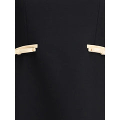 Valentino Wool Dress with Bow - IT42 | L - Dresses