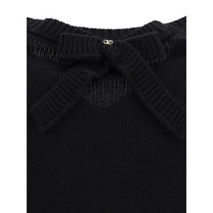 Valentino Wool Sweater with a bow at the back - Sweaters