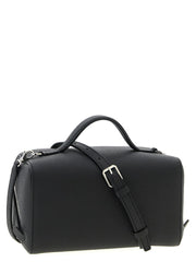 Valextra Black Calfskin Crossbody Bag