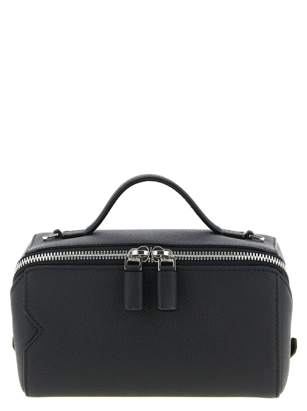 Valextra Black Calfskin Crossbody Bag