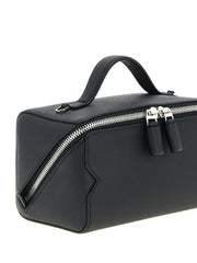 Valextra Black Calfskin Crossbody Bag