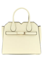 Valextra White Calfskin Handbag