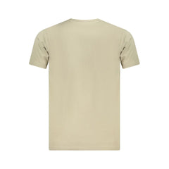 Vans Beige Cotton Men T-Shirt - S