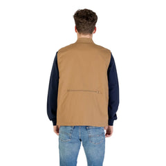 Vans Beige Cotton Sleveless Jacket
