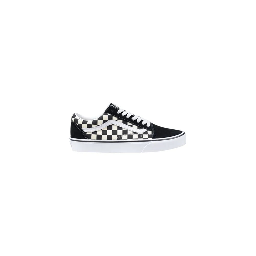 Vans Black And White Fabric Sneaker - Sneakers