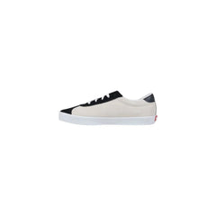 Vans Black And White Suede Leather Sneaker - Sneakers