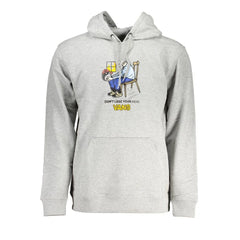 Vans Gray Cotton Men Sweater - Hoodies