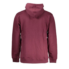 Vans Red Cotton Men Sweater with Hood - Hoodies